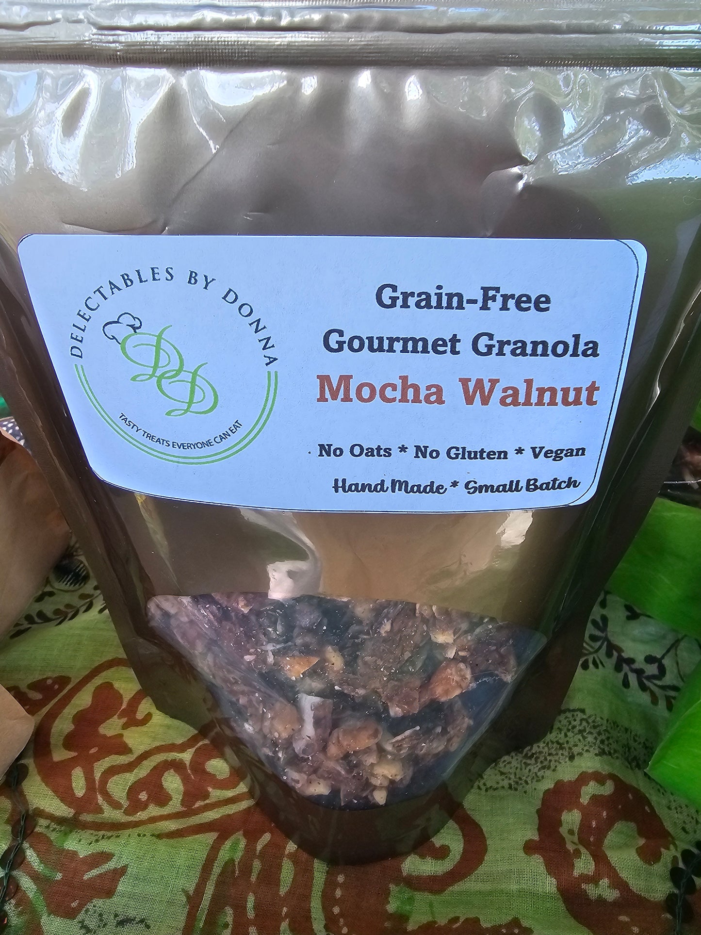 Mocha Walnut Grain-Free Gourmet Granola  8oz bag